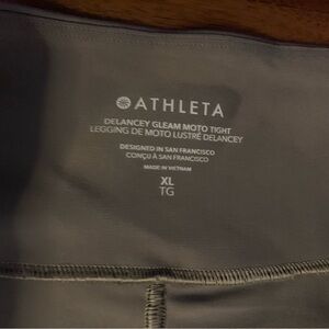Athleta Delancey Gleam Moto Tight